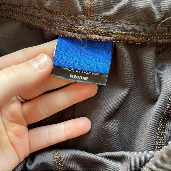 Iridēon Brown Suede Patch Equestrian Pants Size Medium - Picture 4 of 6